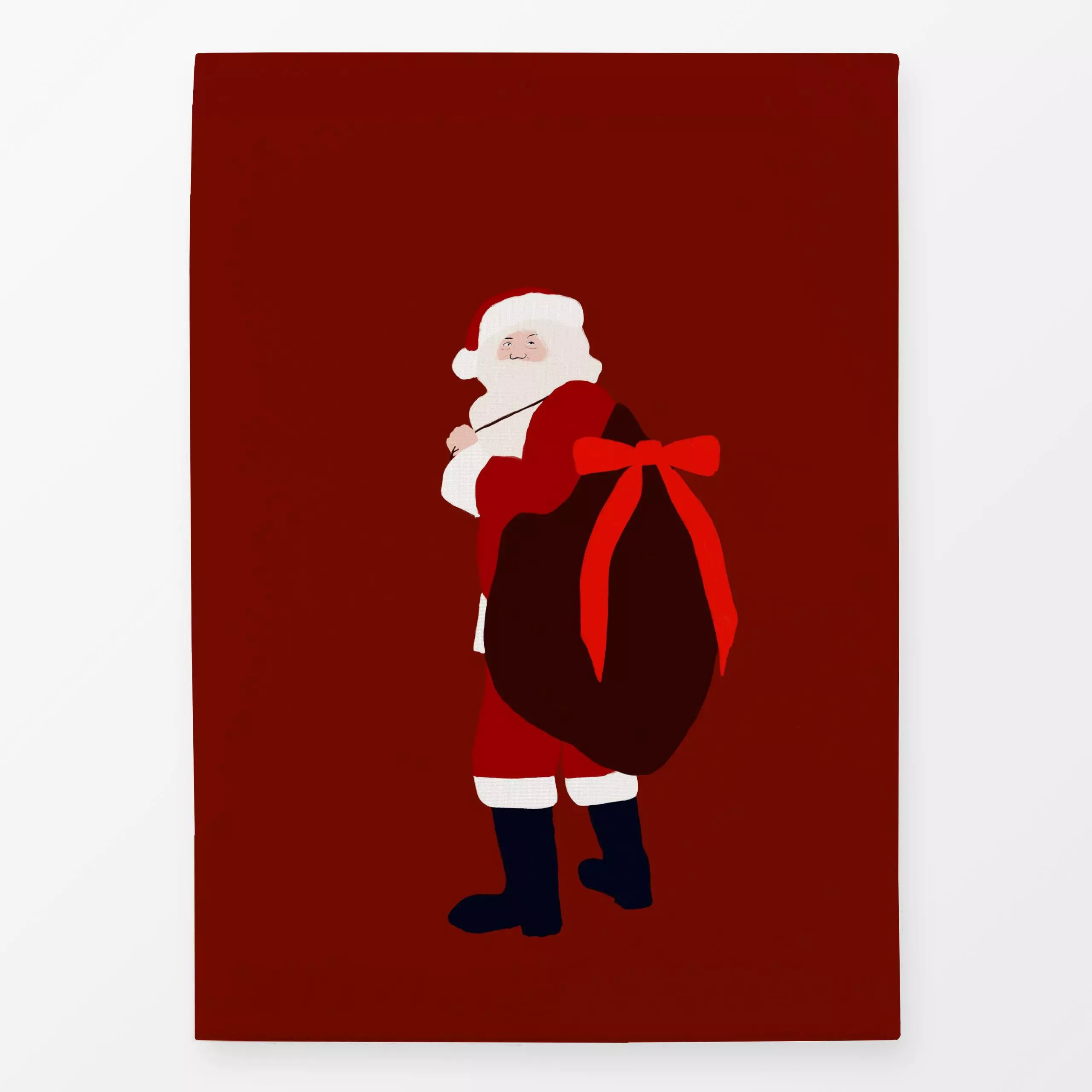 Geschirrtücher Weihnachtsmann Rot - Weihnachten, Anlässe - von „Sophie Augustin Illustration"; Weihnachtsmann, Weihnachten, ...
