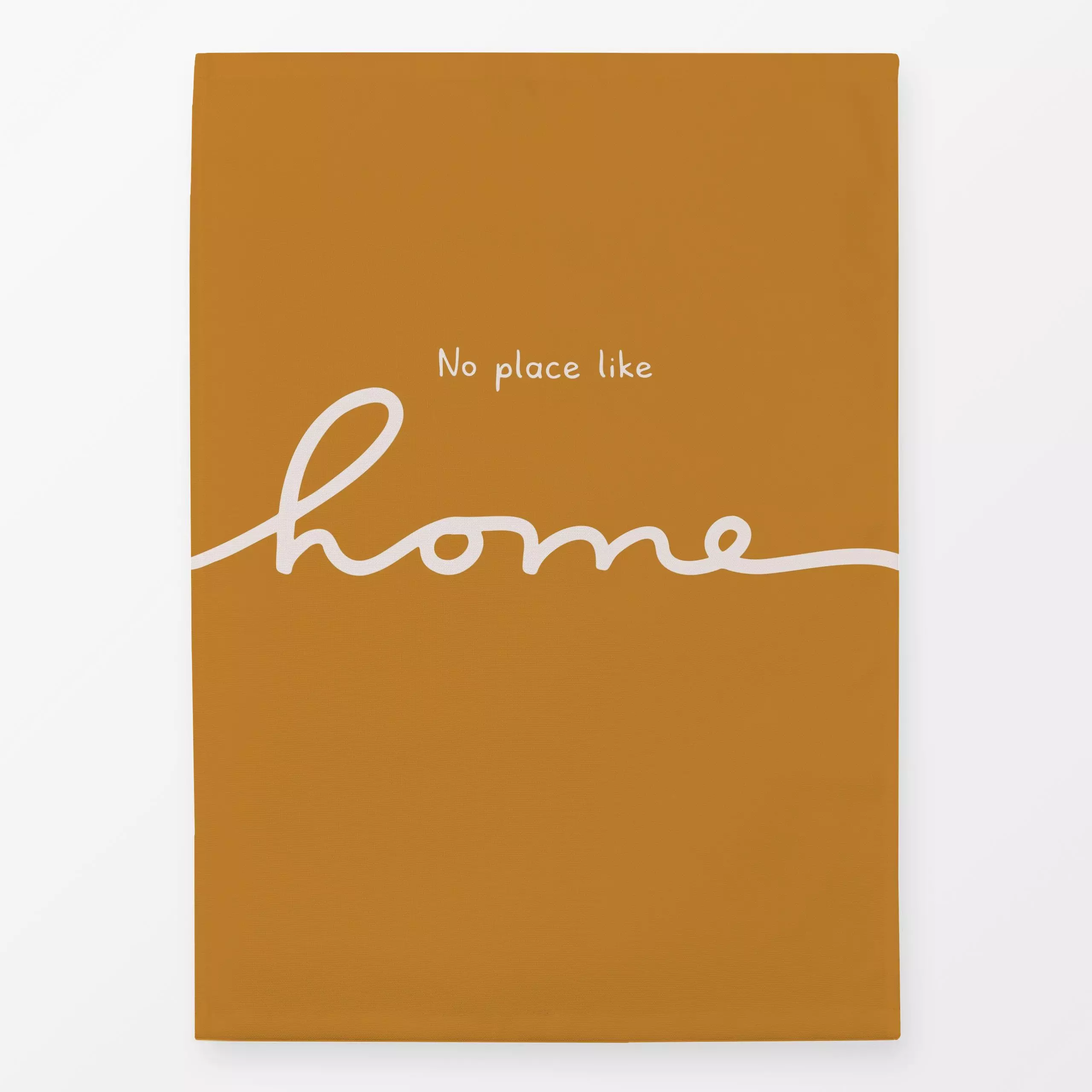 Geschirrtücher Home Spruch Beige Gelb - Herbst, Sommer, Sprüche & Schriftzüge - von „Kathrin Woo"; Home, modern, typografie,...
