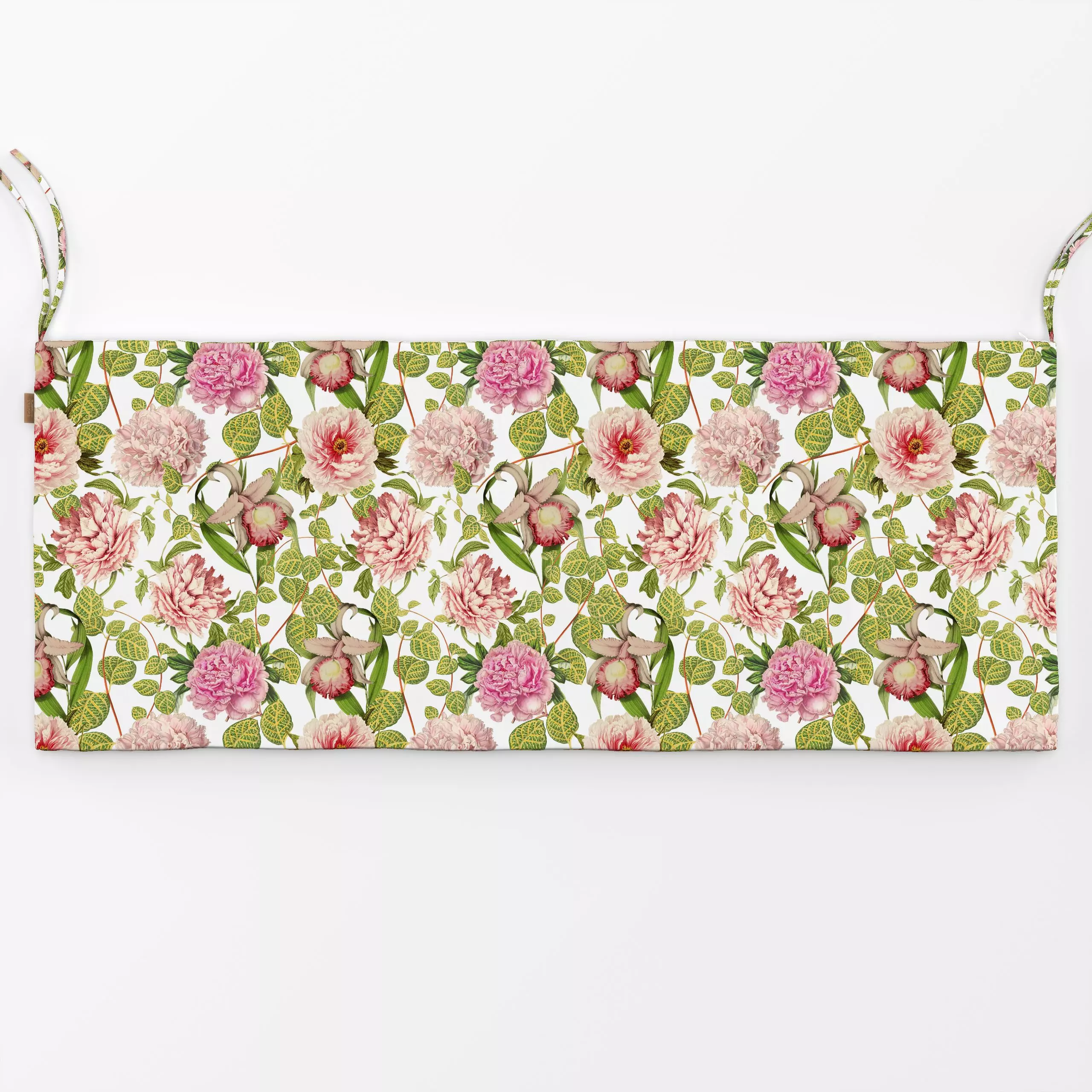 Bankauflage Exotische Vintage Blumen - Blumen & Florales, Sommer - von „Uta Naumann"; boho, Muster, Natur, Blumen, Garten, P...