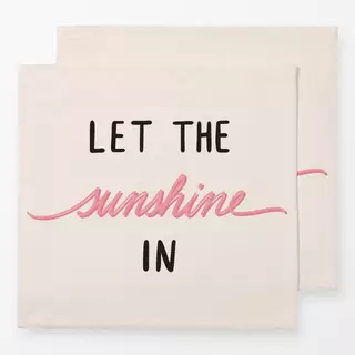 Servietten Let The Sunshine In pink
