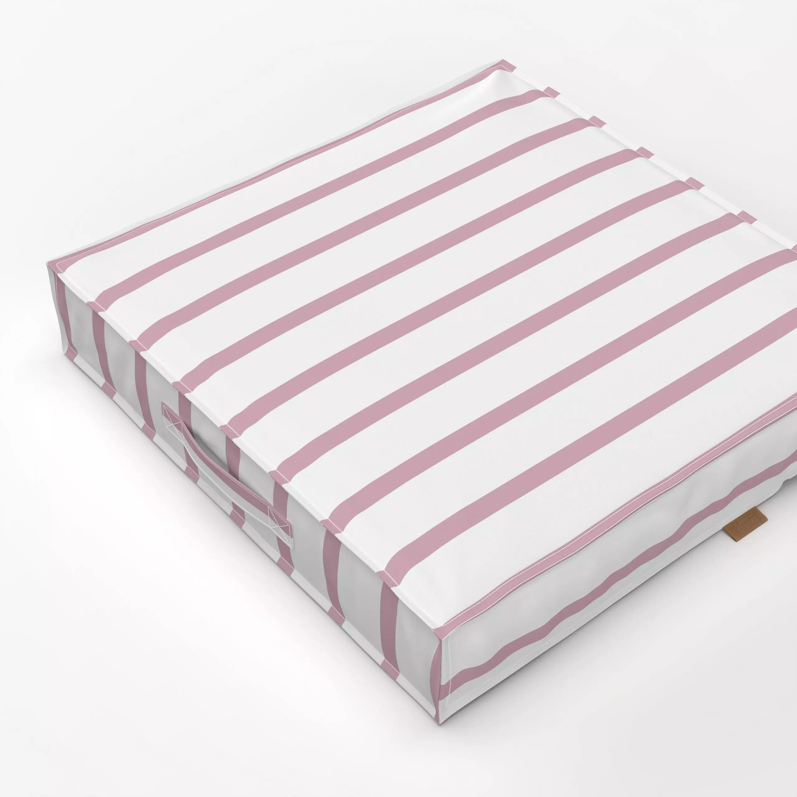 Bodenkissen Schmale Streifen Altrosa - Symbole & Muster - von „Studio ROSAGRAU"; boho, minimal, Kinder, Streifen, rosa, altr...