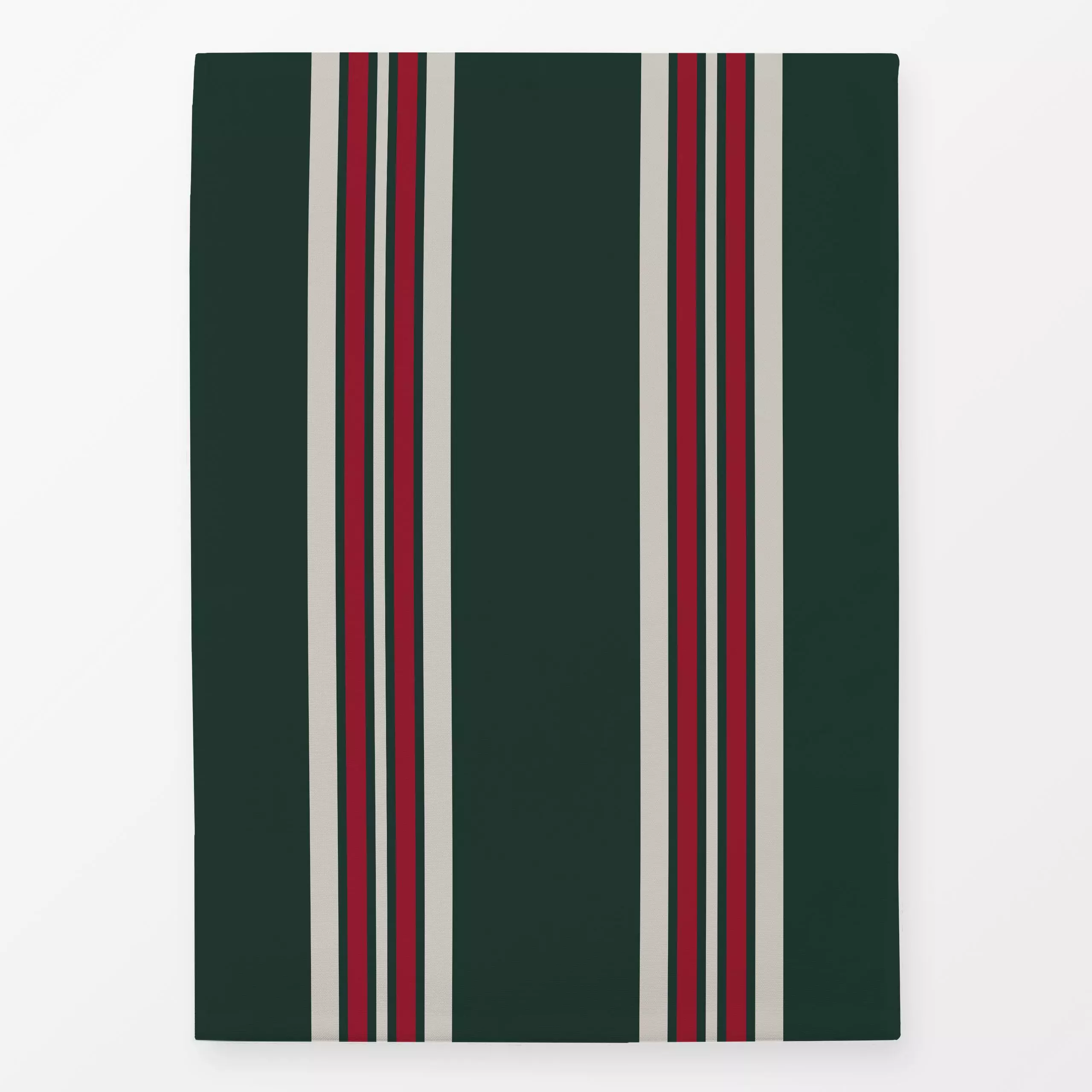 Geschirrtücher Streifen Vertical grün - Weihnachten, Symbole & Muster - von „Katrin Graff"; Streifen, Hygge, Cozy, Weihnacht...