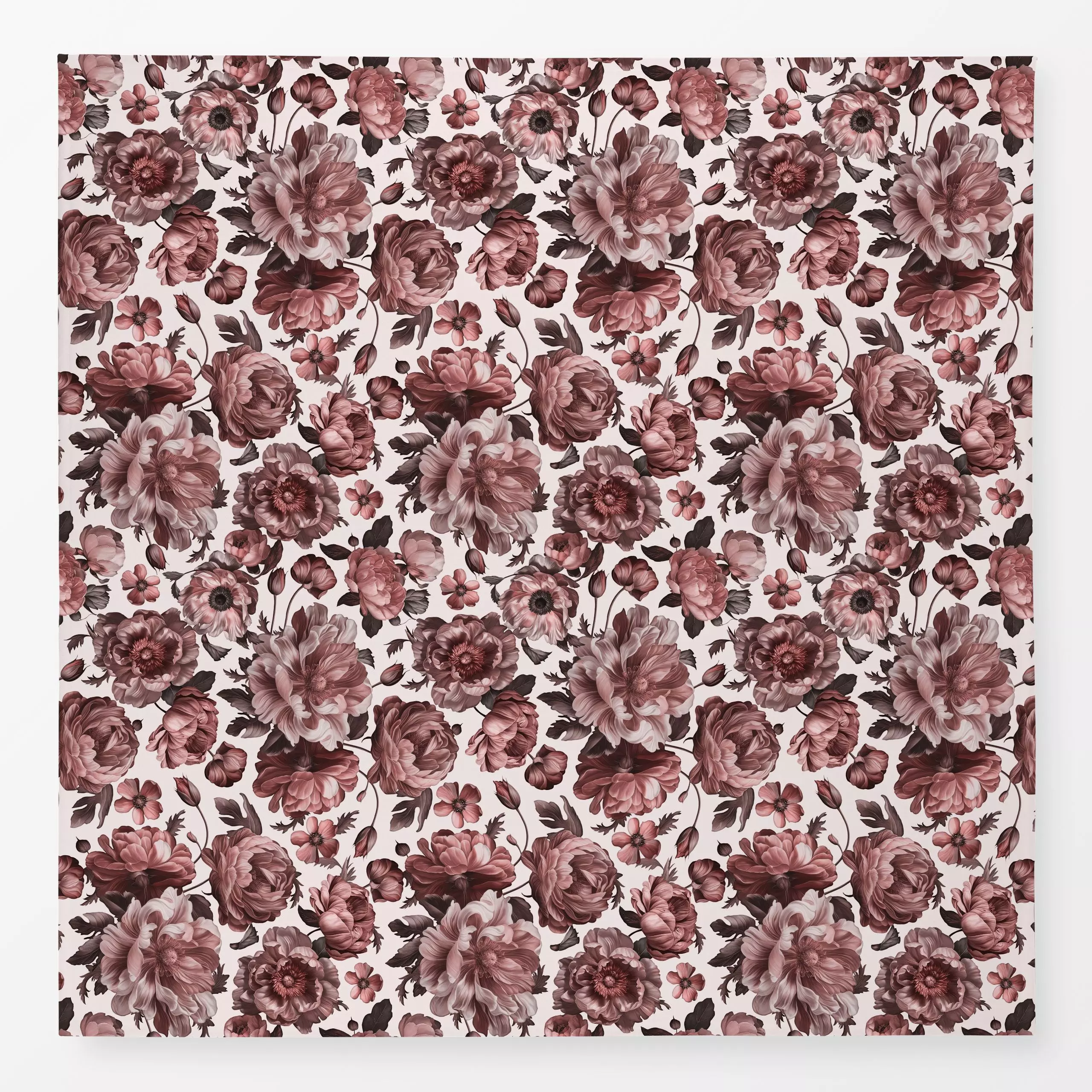 Tischdecke Opulent Flower Drama Pink, Blumen, Sommer, von Andrea Haase