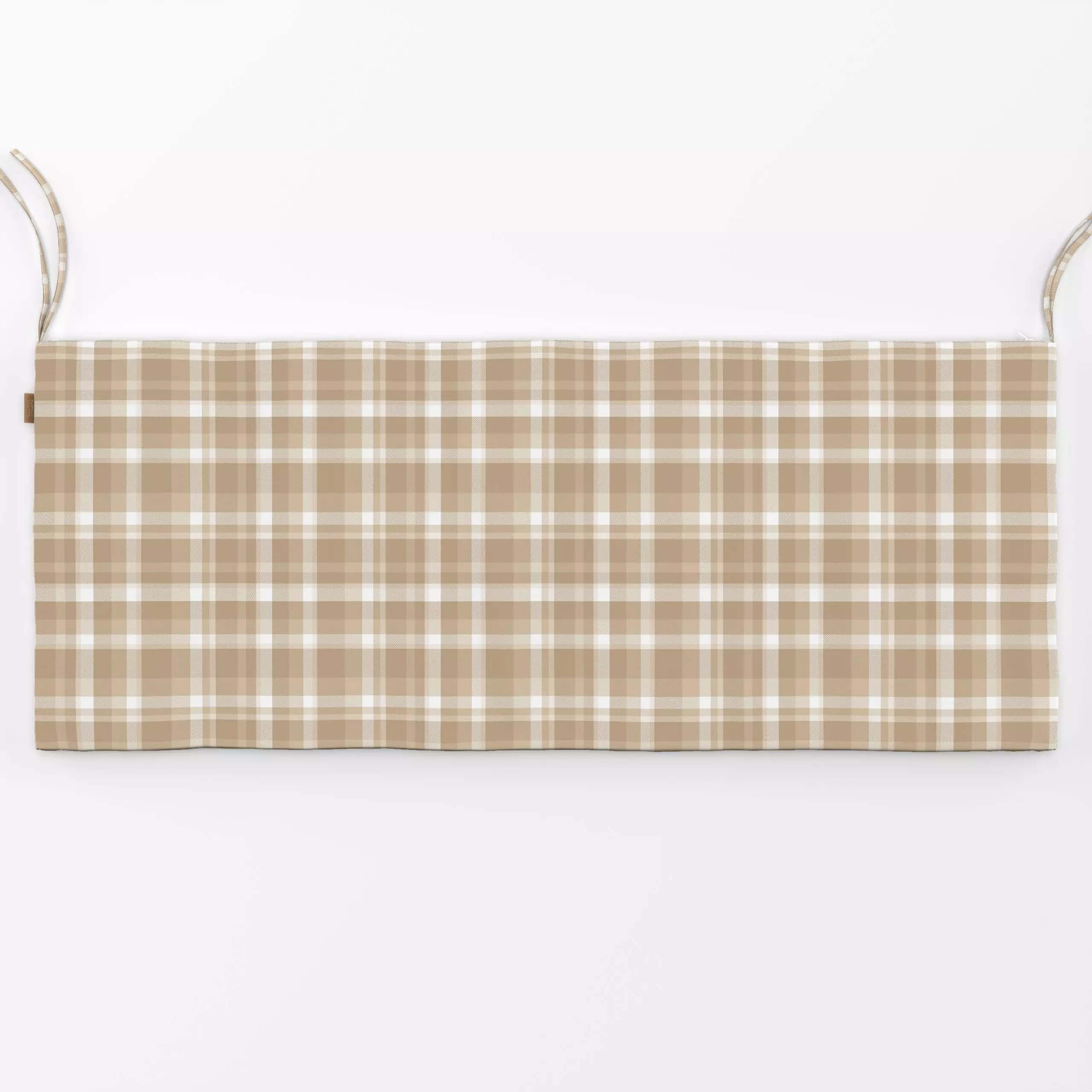 Bankauflage Plaid Beige - Herbst, Symbole & Muster - von „Mareen Heinz"