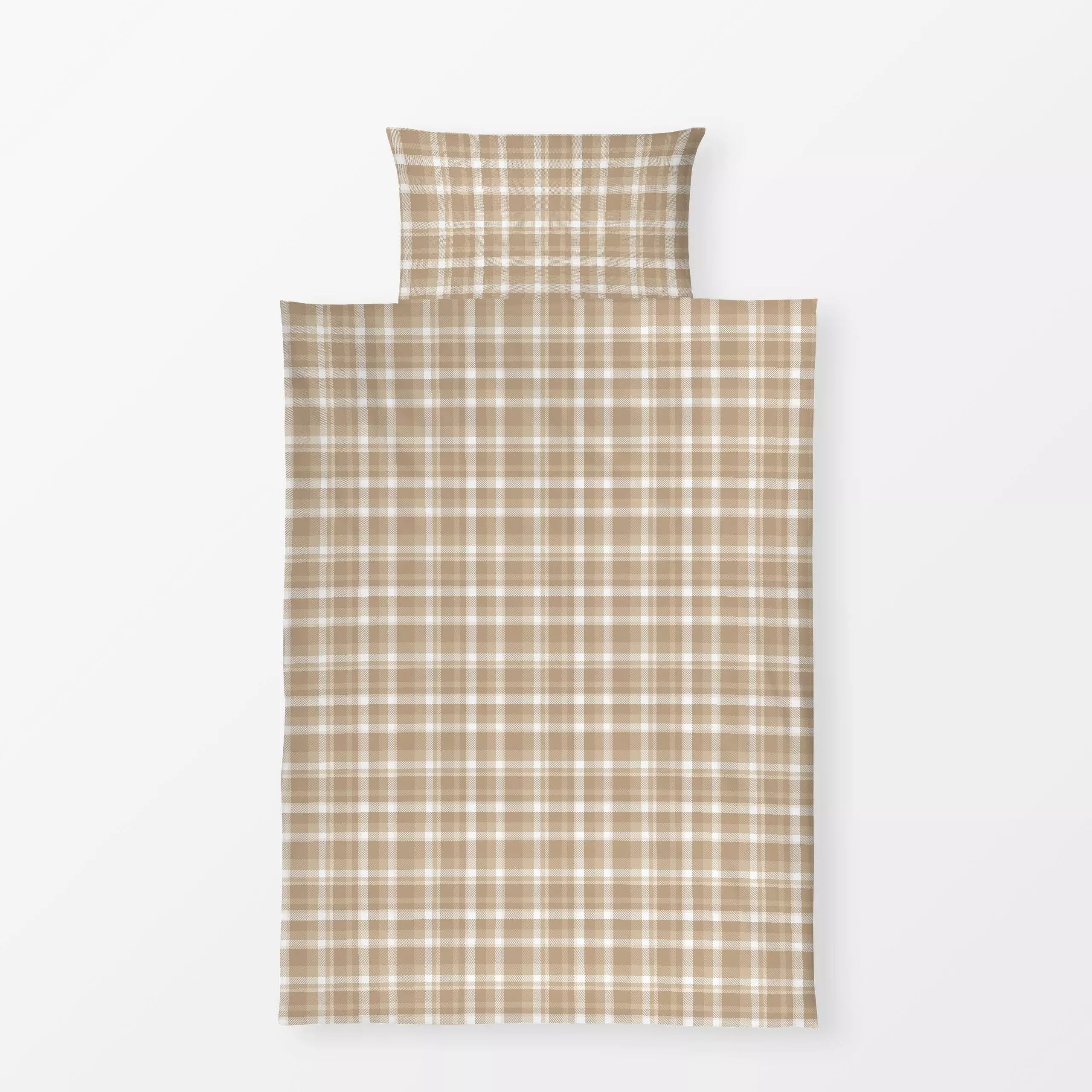 Bettwäsche Plaid Beige - Herbst, Symbole & Muster - von „Mareen Heinz"