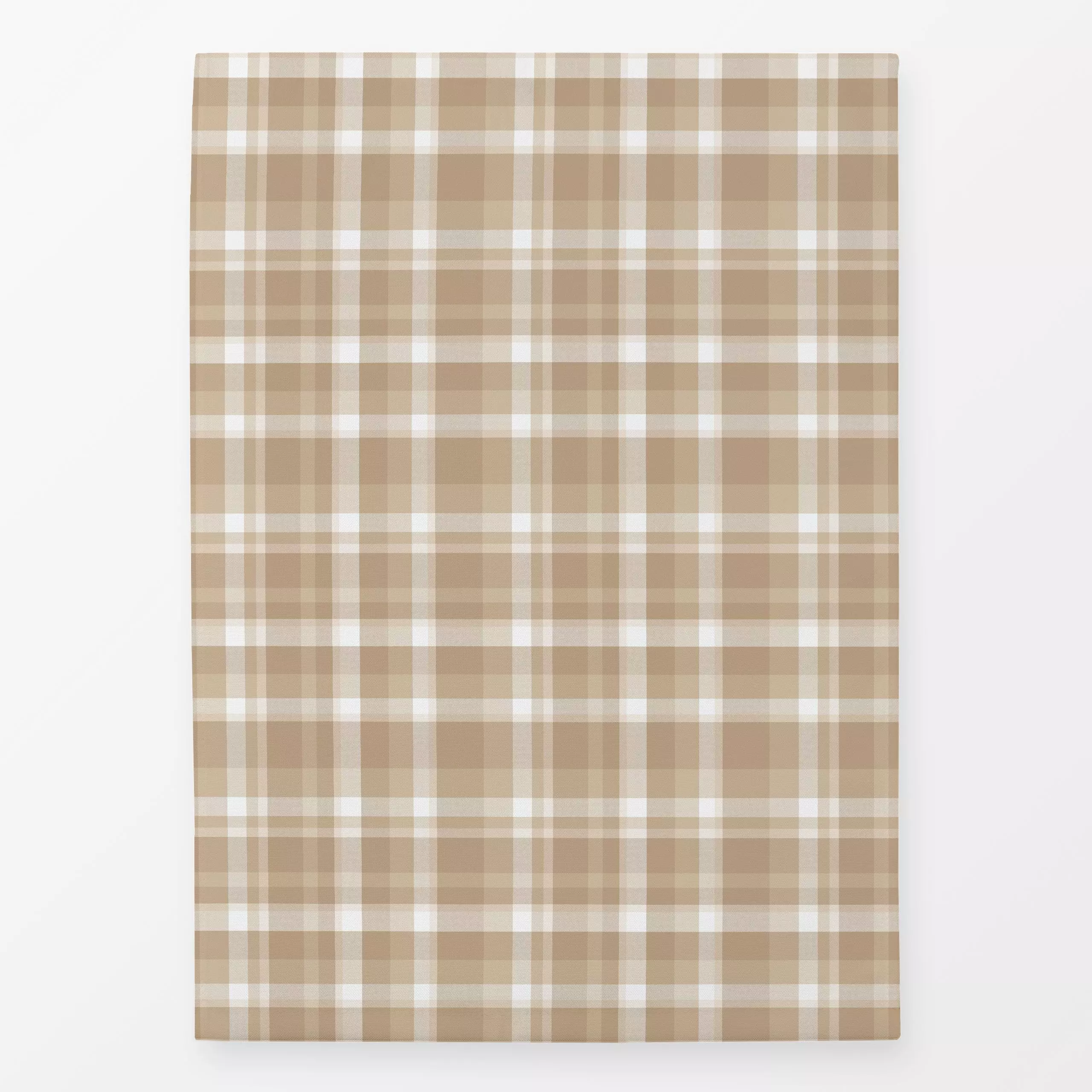 Geschirrtücher Plaid Beige - Herbst, Symbole & Muster - von „Mareen Heinz"