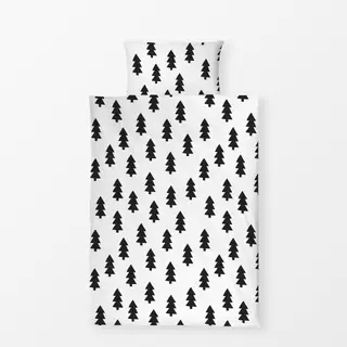 Bettwäsche Winter Trees Black & White