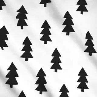 Meterware Winter Trees Black & White