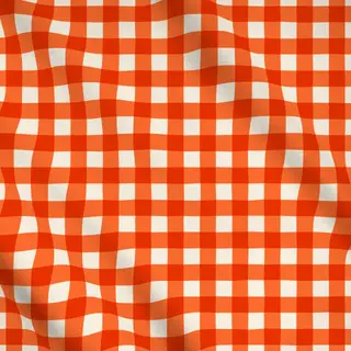 Meterware Karomuster rot