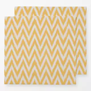 Servietten Zigzag Ikat Yellow