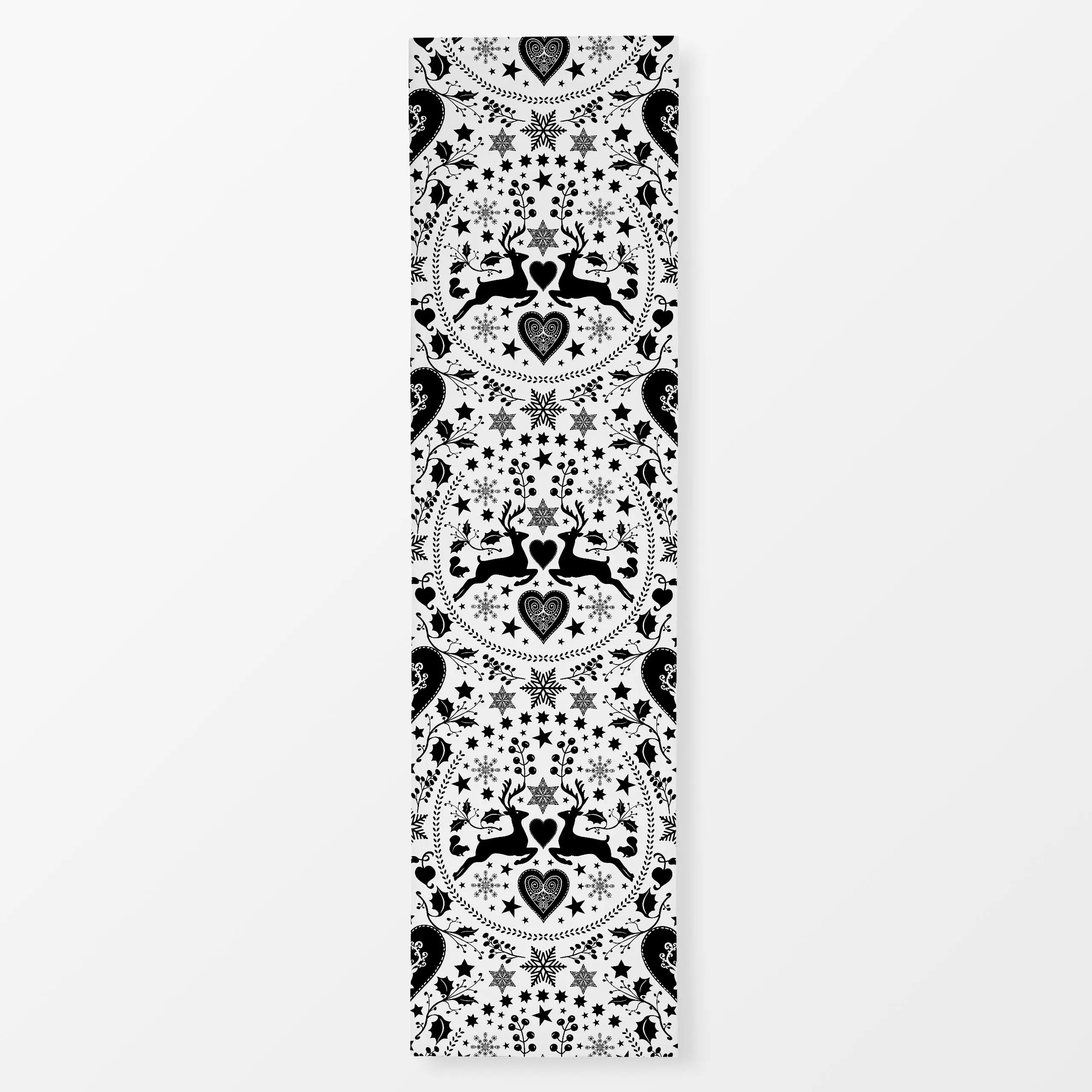 Tischläufer Skandinavische Weihnacht - Weihnachten - von „Andrea Haase"; skandinavisch, Hygge, Rentier, Schneeflocken, Weihn...