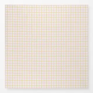 Tischdecke Linien Karo Gelb Rosa