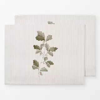 Tischset Cottage home Acorn leaf