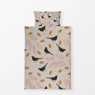 Bettwäsche Amsel im Frühling