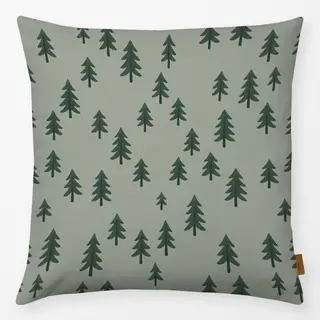 Kissen Bäume grün
