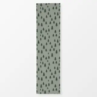 Tischläufer Bäume grün