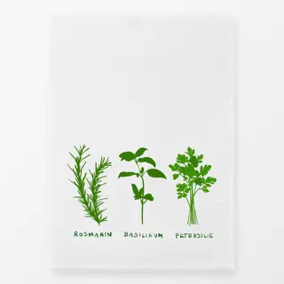 Geschirrtücher Gartenkräuter