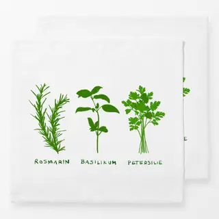 Servietten Gartenkräuter