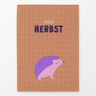 Geschirrtuch Herbstliebe Igel