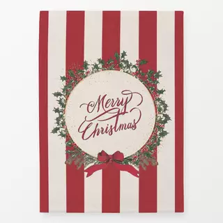 Geschirrtücher Christmas wreath stripes III