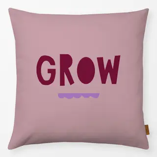 Kissen Grow burgundy rosa