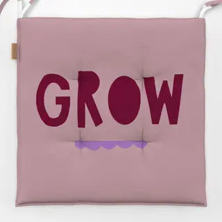 Sitzkissen Grow burgundy rosa