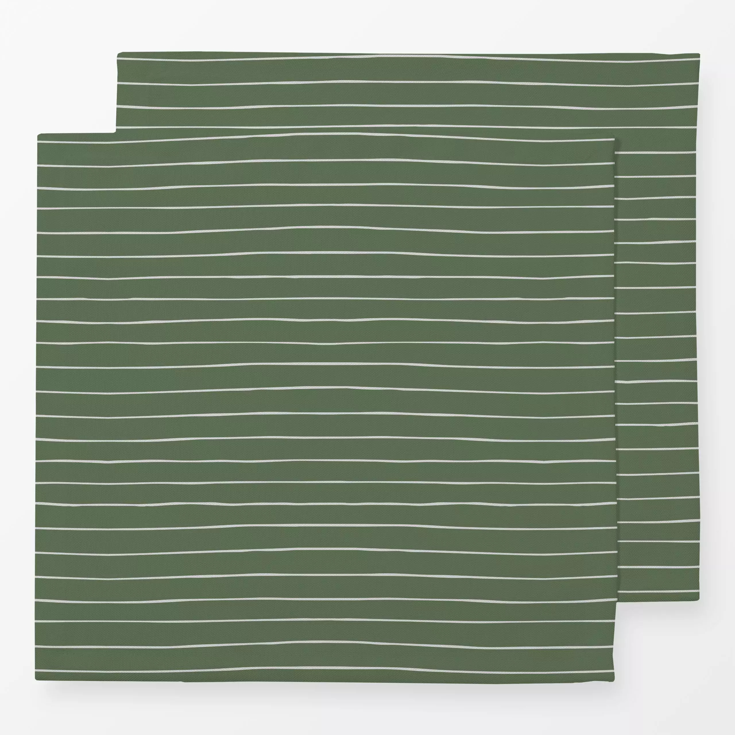 Servietten Streifen beige grün - Weihnachten, Symbole & Muster - von „Carolin Vonhoff"; Muster, Zeichnung, Linien, Streifen,...