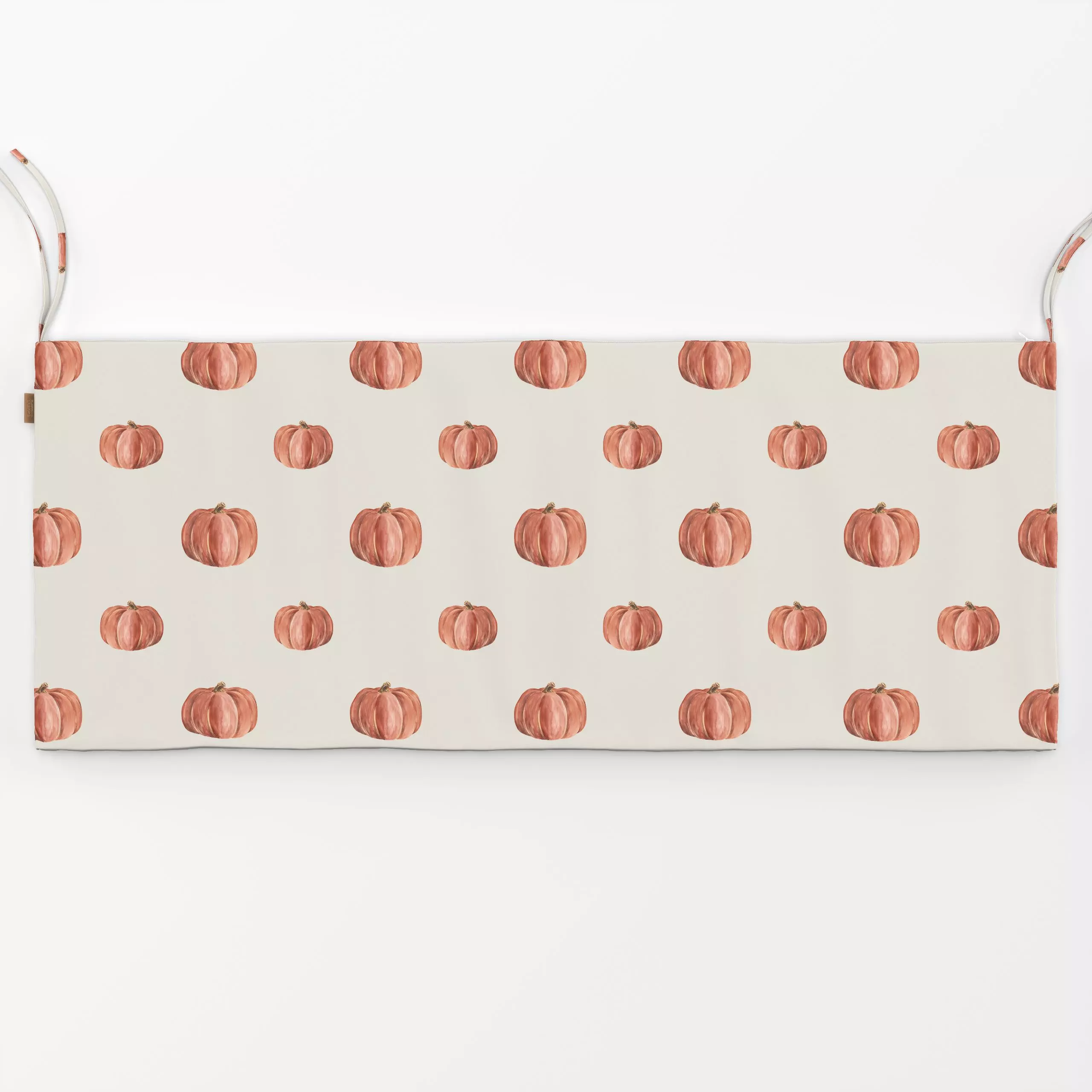 Bankauflage Kürbis - Herbst, Natur & Landschaft - von „Katrin Graff"; terracotta, Herbst, Herbstdeko, Ernte, herbstlich, Hal...