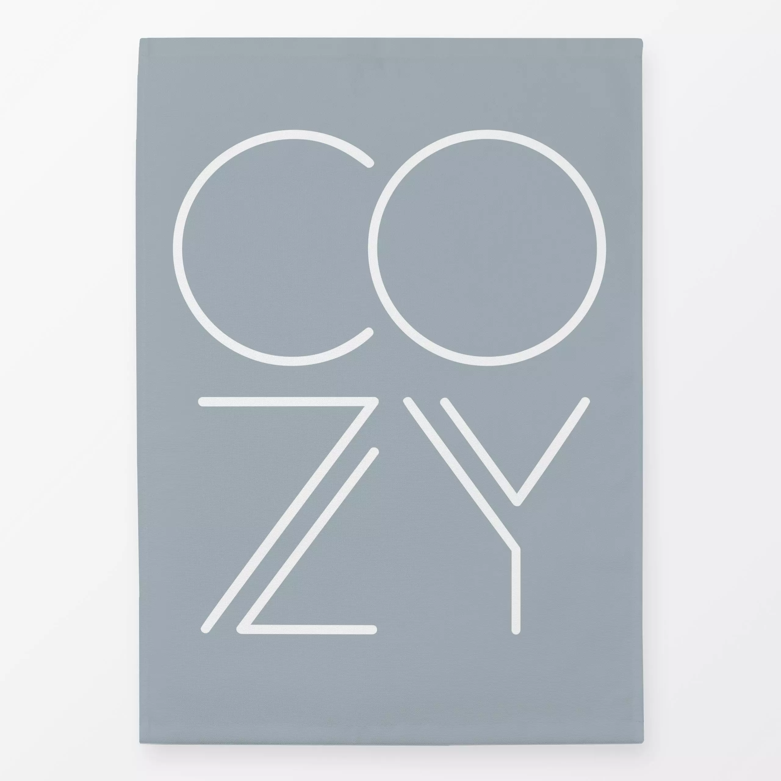 Geschirrtücher Cozy Sky - Sprüche & Schriftzüge, Symbole & Muster - von „Heyduda"; Cozy, typografie, schrift, schlicht, heim...