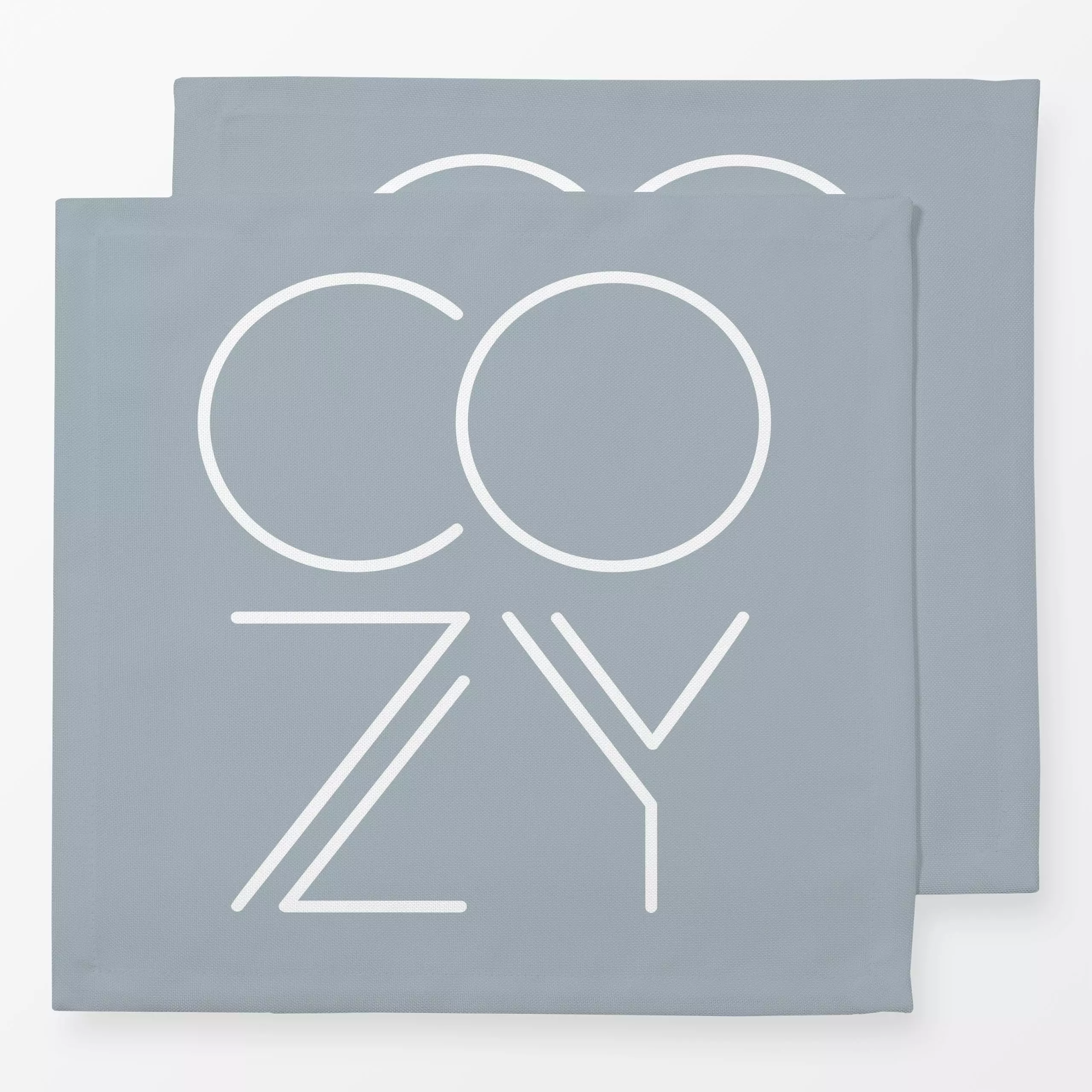Servietten Cozy Sky - Sprüche & Schriftzüge, Symbole & Muster - von „Heyduda"; Cozy, typografie, schrift, schlicht, heimelig