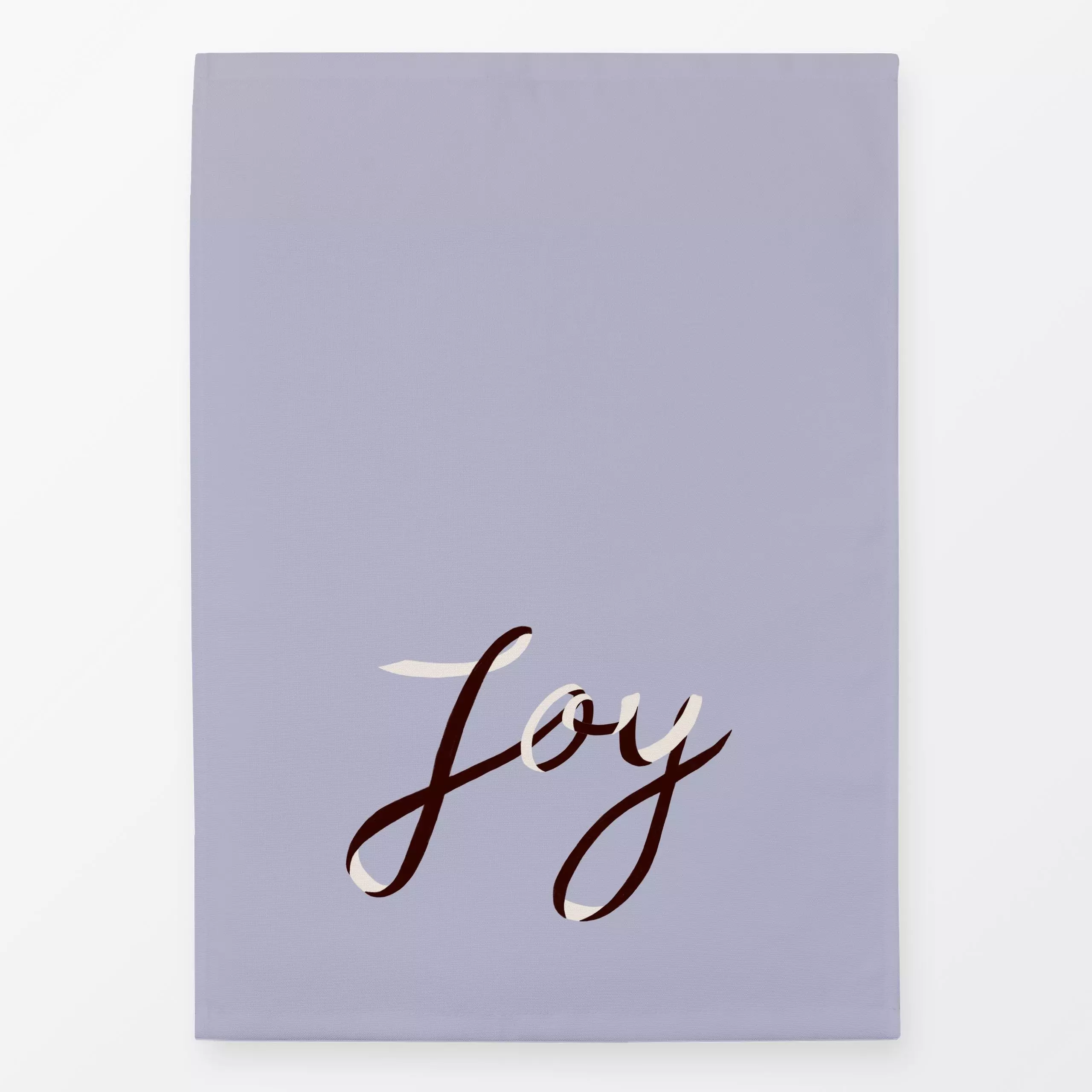 Geschirrtücher Joy Ribbonschrift Blau - Sprüche & Schriftzüge, Weihnachten - von „Sophie Augustin Illustration"; Weihnachten...