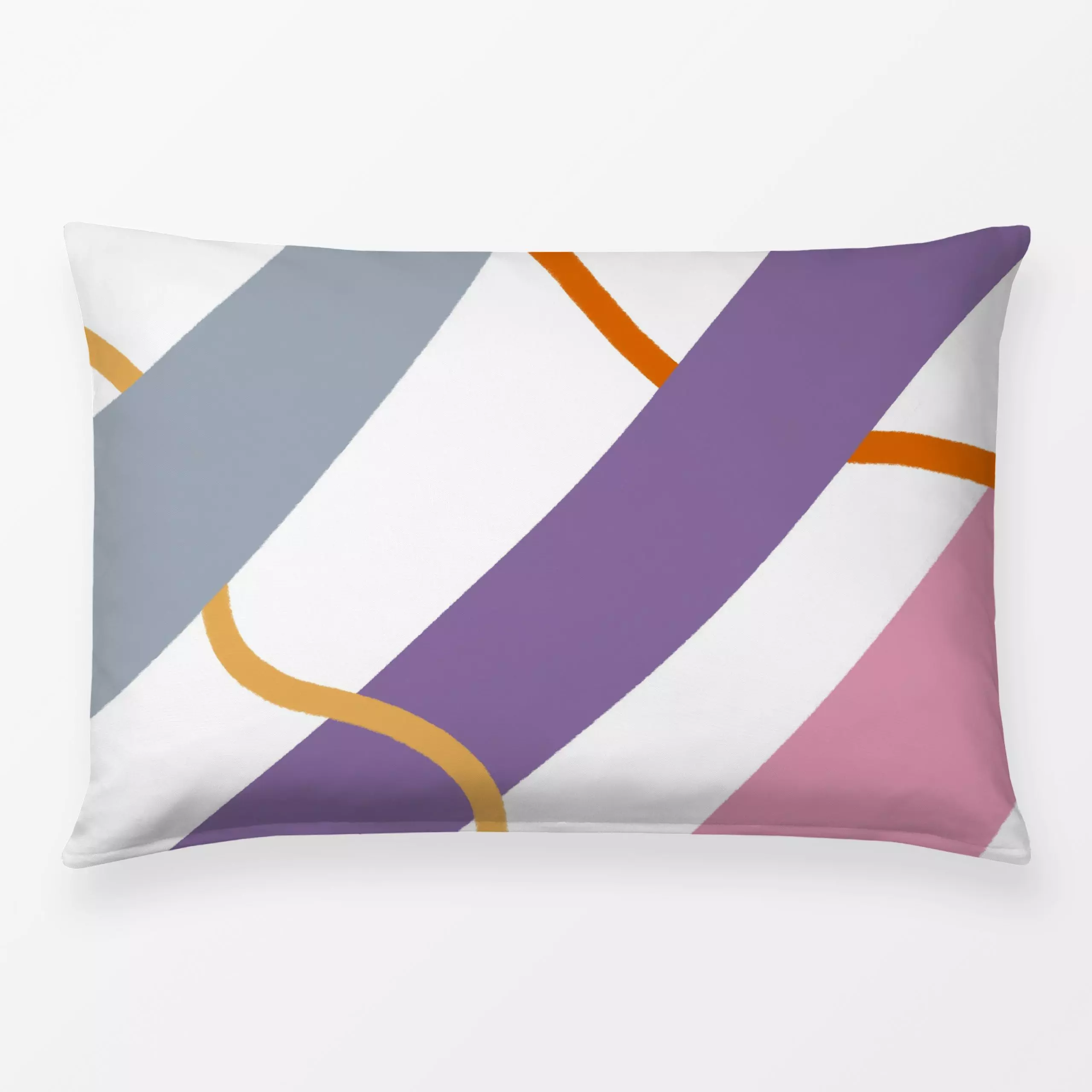 Bettwäsche Bunte Streifen - Sommer, Symbole & Muster - von „Lena Lackmann"; Linien, abstrakt, Streifen, Striche, Sommer, gra...