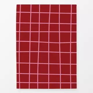 Geschirrtücher Wavy Checks Red