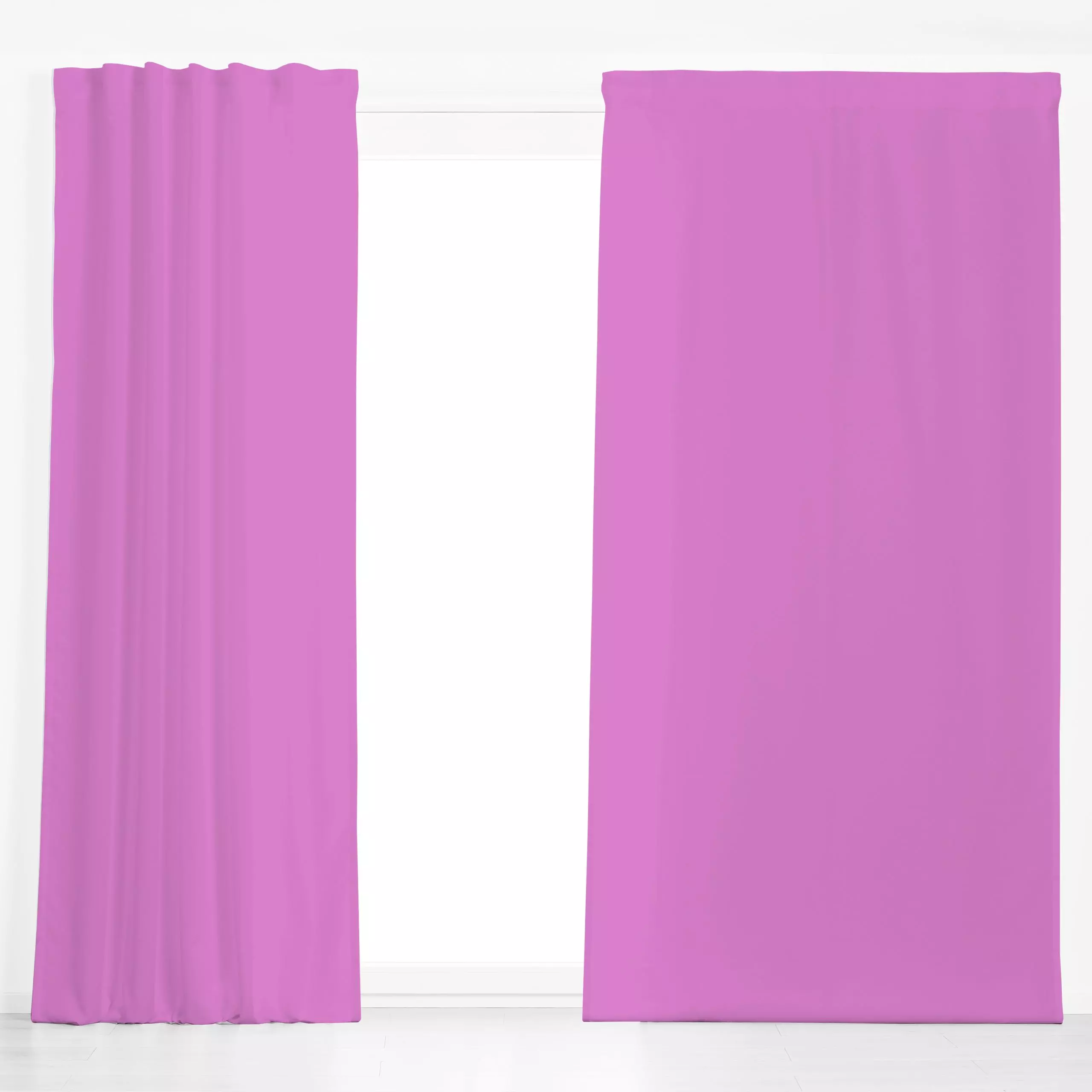 Dekovorhang colors Pink - Symbole & Muster - von „textilwerk colors"; pink, bunt, schlicht, Farben, uni, einfarbig, textilwe...