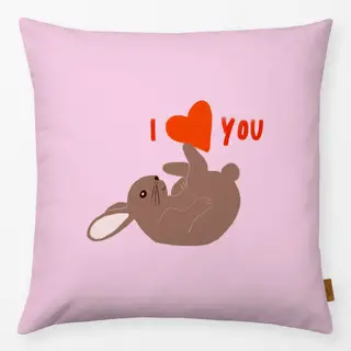 Kissen Hase I love you