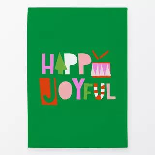 Geschirrtuch Happy Joyful Christmas