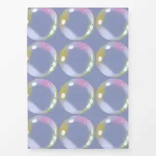 Geschirrtücher Seifenblasen Blau