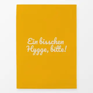 Geschirrtücher Ein bisschen Hygge gelb