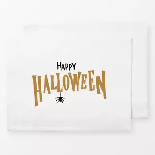 Tischset Happy Halloween Typo