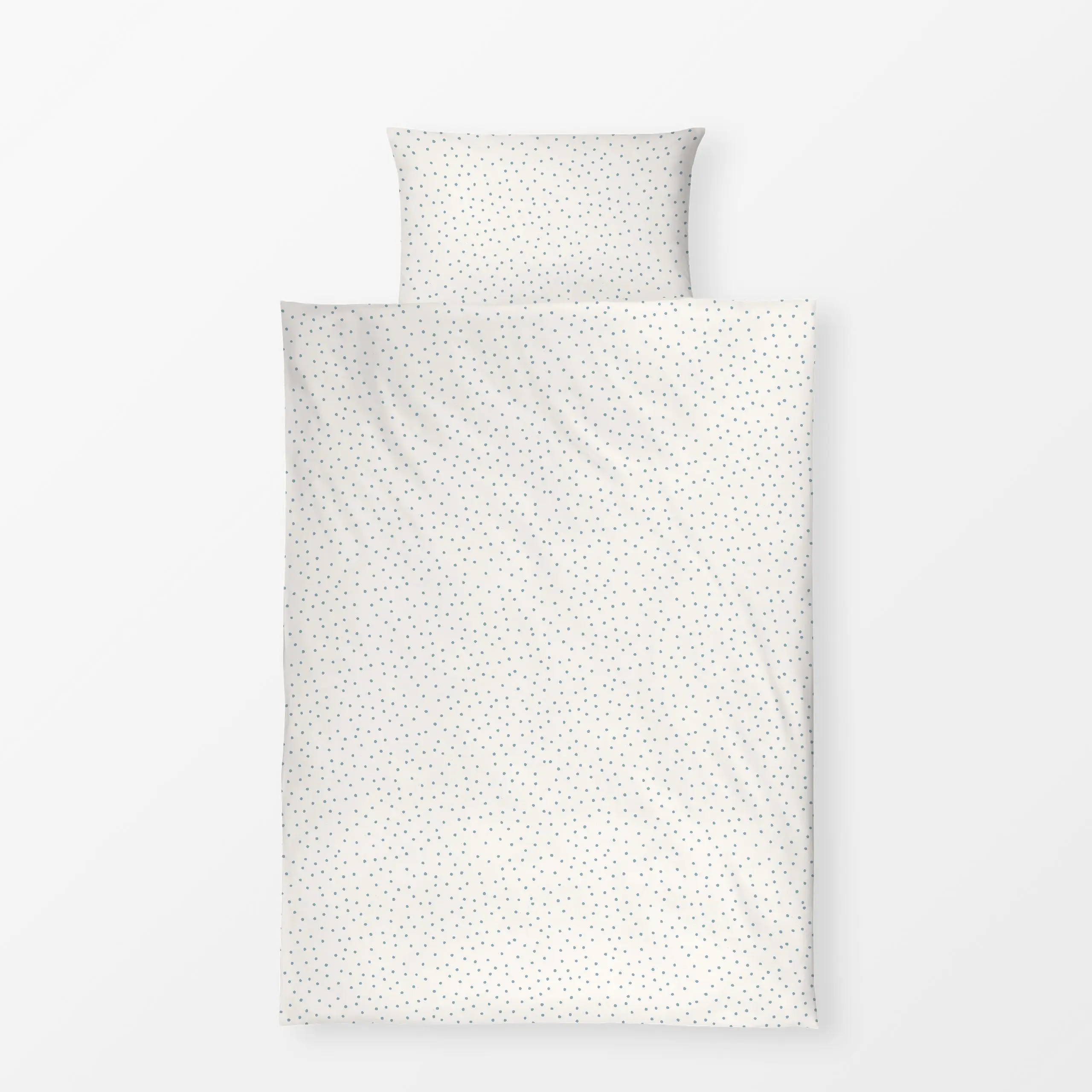 Bettwäsche Dots light blue - Kinderzimmer & Motive für Kinder, Symbole & Muster - von „Anna Petersen"; creme, Kinderzimmer, ...