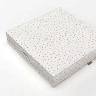Bodenkissen Dots light blue