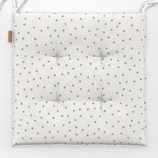 Sitzkissen Dots light blue