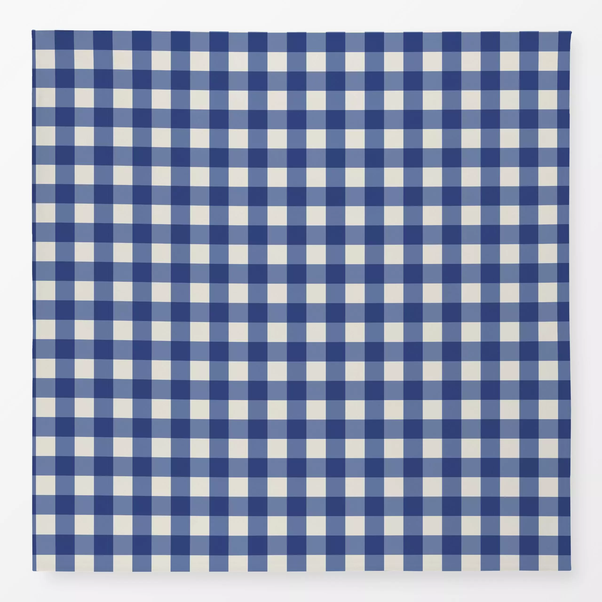 Tischdecke Gingham Karo Blau Hell Beige, gemustert, Essen & Trinken, Sommer, von Mareen Heinz