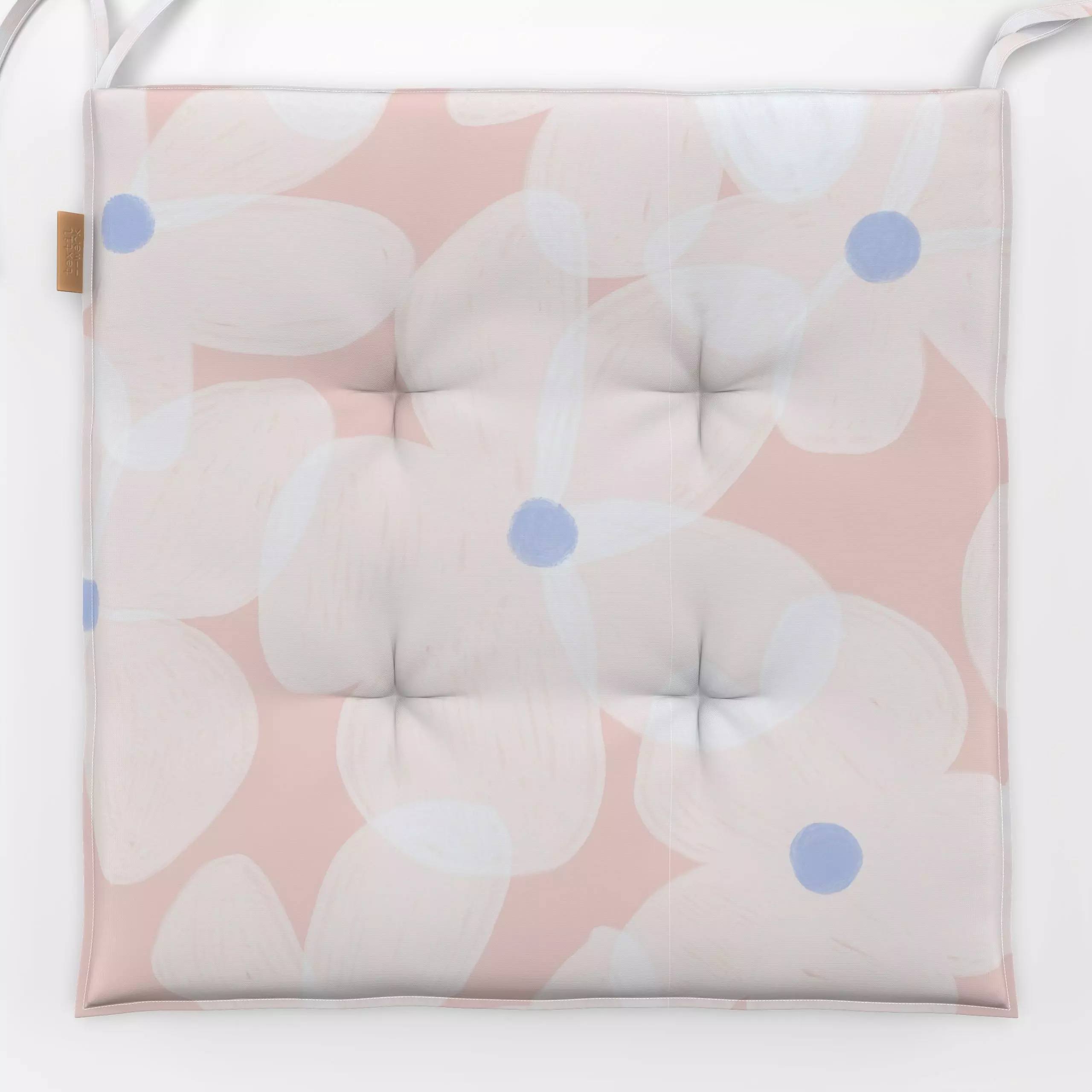 Sitzkissen Daisy Bloom Rosa - Blumen & Florales, Frühling, Pflanzen & Botanik - von „Studio ROSAGRAU"; altrosa, Blumen, Somm...