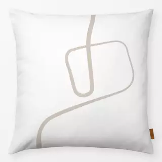 Kissen Ink Strokes 2 Beige