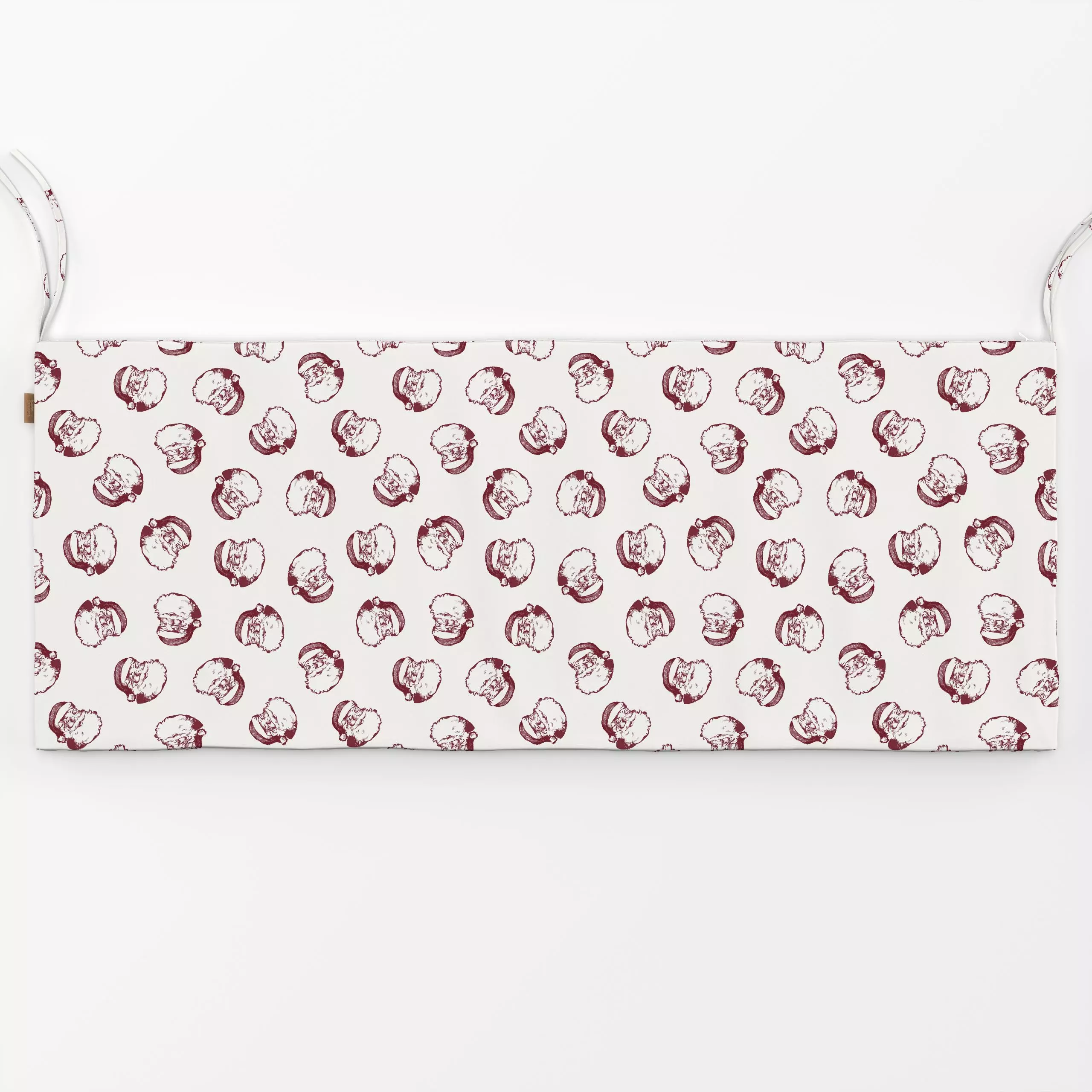 Bankauflage Weihnachtsmann Dunkelrot - Weihnachten, Anlässe - von „Studio Kesse x sweetlivinginterior"; Merry Christmas, Wei...