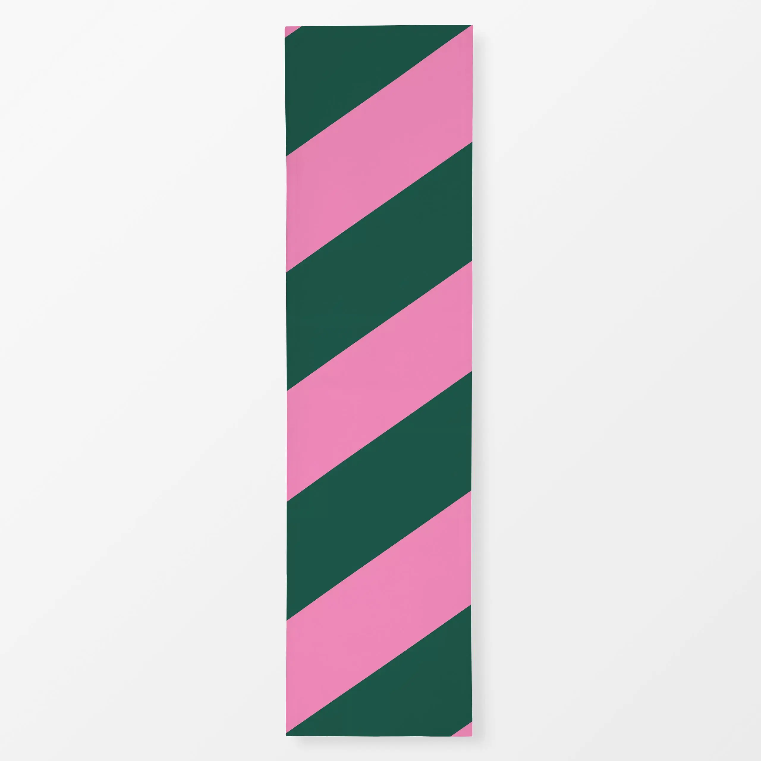 Tischläufer Christmas Stripes Pink Grün - Weihnachten, Symbole & Muster - von „textilwerk"; Streifen, Retro, Merry Christmas...