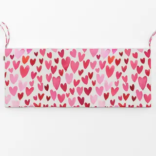 Bankauflage Valentinstag Herzen Liebe Pink