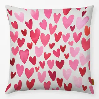 Kissen Valentinstag Herzen Liebe Pink