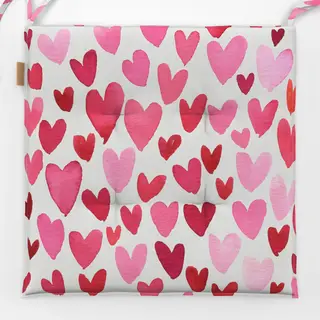 Sitzkissen Valentinstag Herzen Liebe Pink